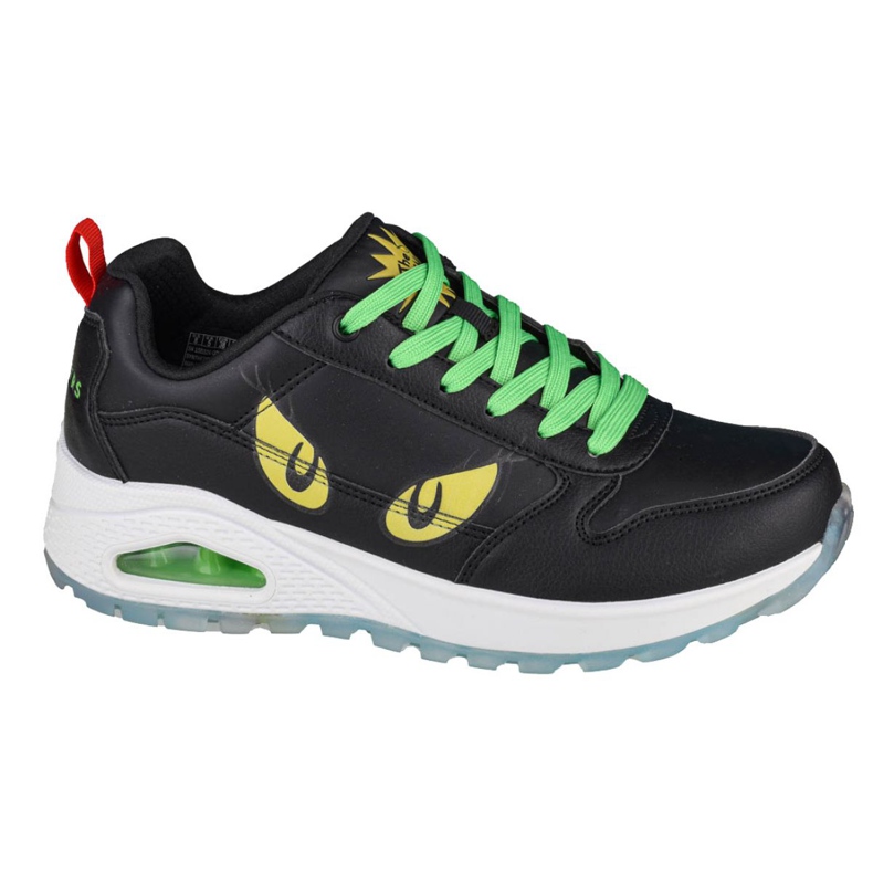 Skechers Uno Rugged-You're A Mean One W 155326-BKMT musta vihreä keltainen