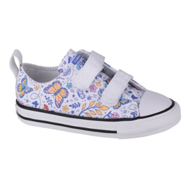 Converse Chuck Taylor All Star 2V Ox Jr 770655C valkoinen tummansininen