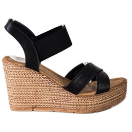 Sea Elves Slip-on kevyet sandaalit musta