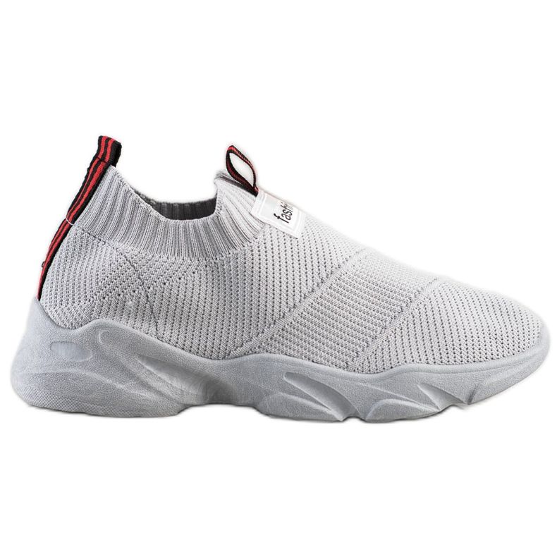 SHELOVET Muoti Slip-On lenkkarit harmaa