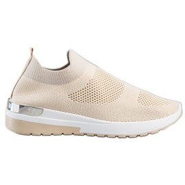 SHELOVET Slip On Tennarit beige