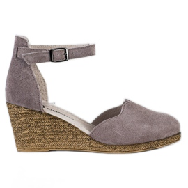 Filippo Nahka Wedge Sandaalit ruskea