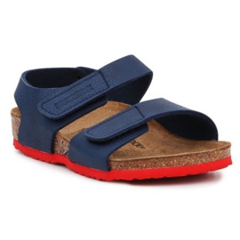 Birkenstock Palu Kids Logo Bs 1019073 musta tummansininen