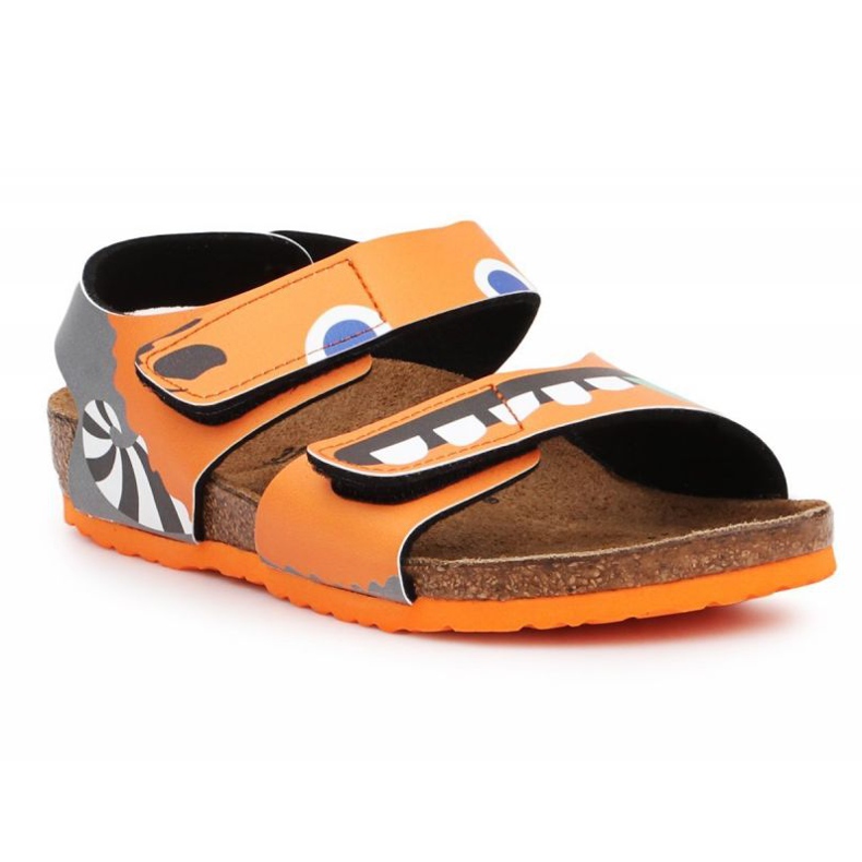 Birkenstock Palu Kids Bs 1019047 musta oranssi
