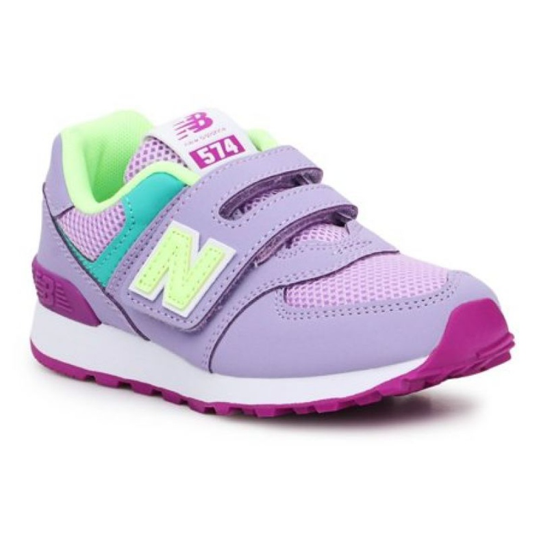 New Balance Jr PV574BVM kengät vaaleanpunainen vihreä