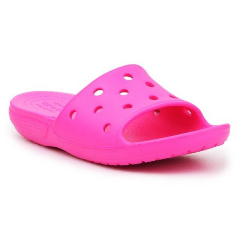 Crocs Grocs Classic Slide K 206396-6QQ vaaleanpunainen
