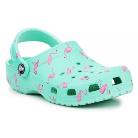 Crocs Classic Vacay Vibes Clog W 206375-6S0 vaaleanpunainen vihreä