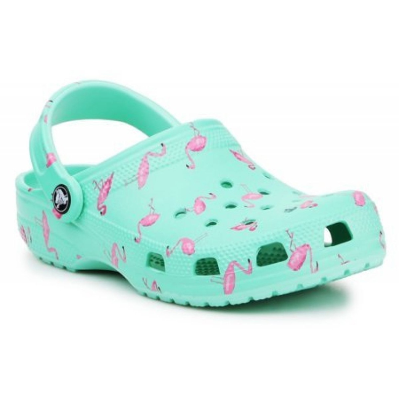 Crocs Classic Vacay Vibes Clog W 206375-6S0 vaaleanpunainen vihreä