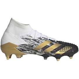 Adidas Predator Mutator 20.1 Sg M FW9183 jalkapallokengät kulta, valkoinen valkoinen