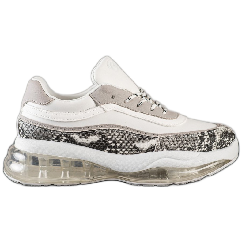 SHELOVET Lenkkarit läpinäkyvällä alustalla valkoinen monivärinen