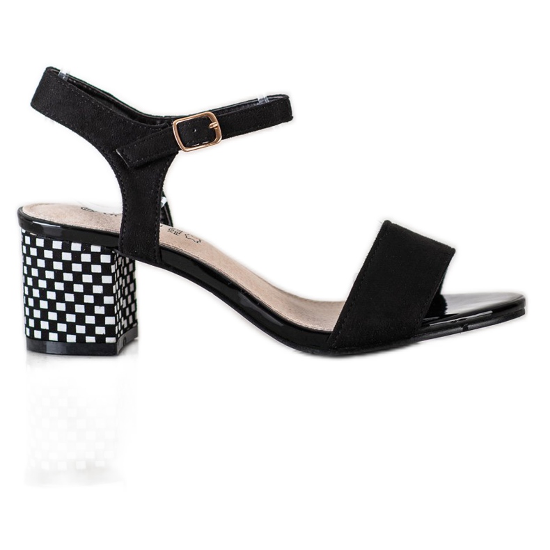 Goodin Mukavat sandaalit baarissa valkoinen musta