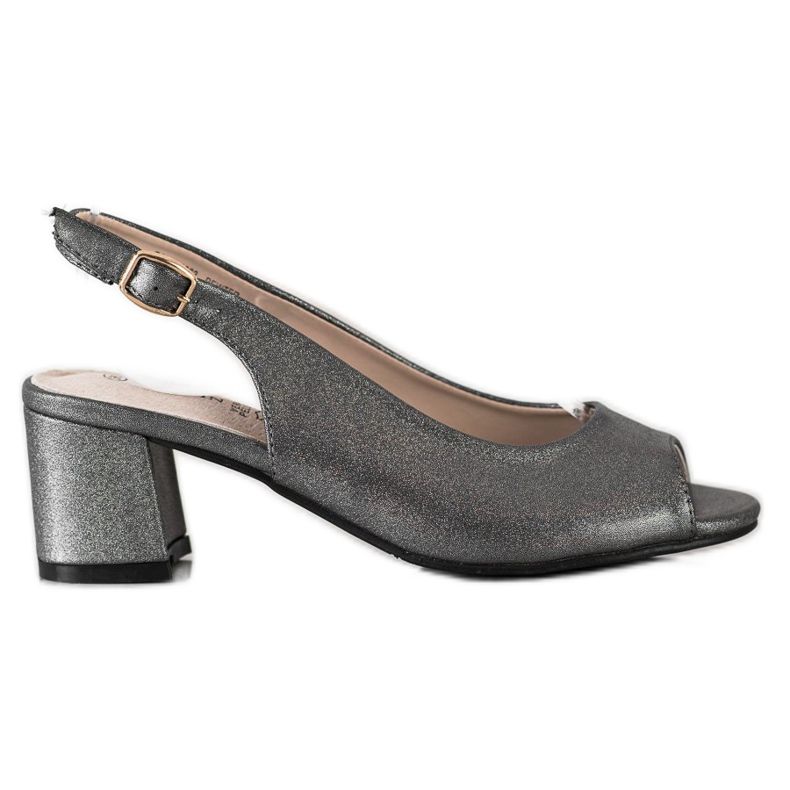 Goodin Grafiitti hohtavat sandaalit hopea