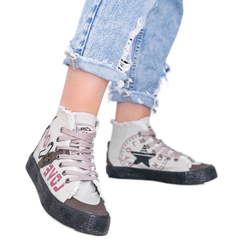 BM Nadi naisten harmaat nilkkurit