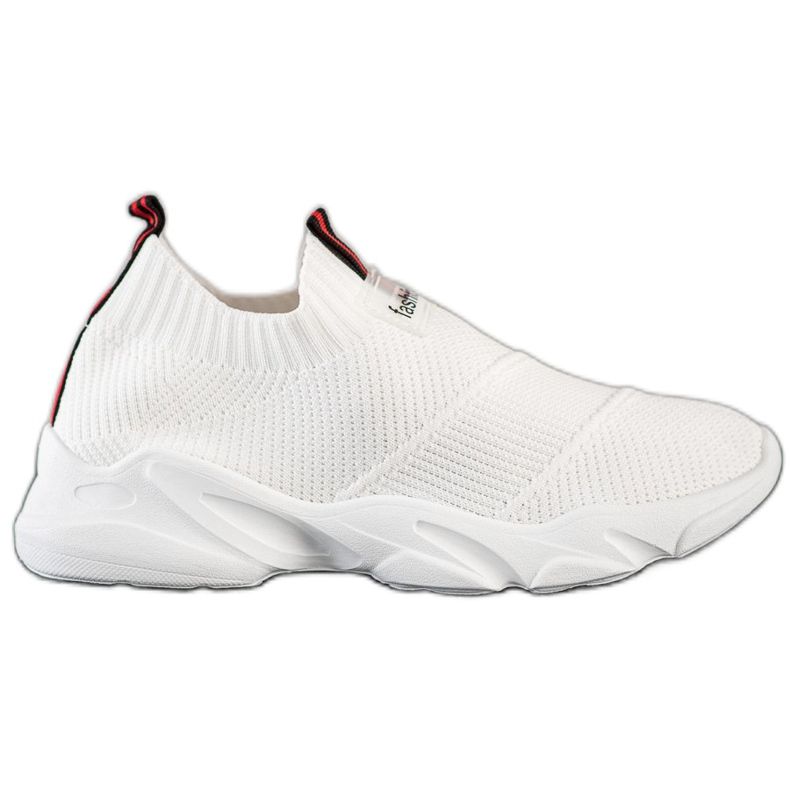 SHELOVET Muoti Slip-On lenkkarit valkoinen