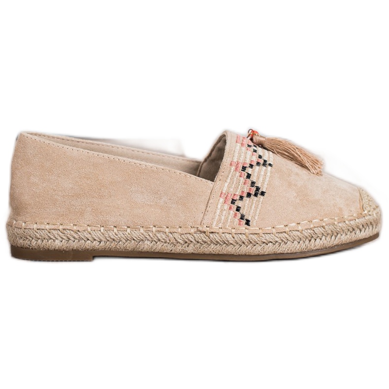 Melisa Espadrillit, joissa on hapsut beige