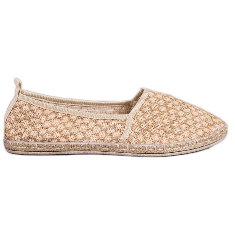 Balada Kevyitä tekstiilisiä espadrilleja beige ruskea