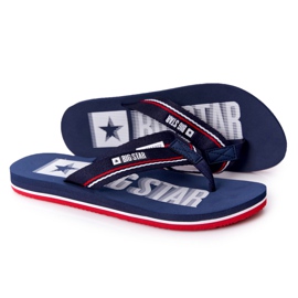 Naisten varvastossut Big Star HH274A059 Navy Blue tummansininen