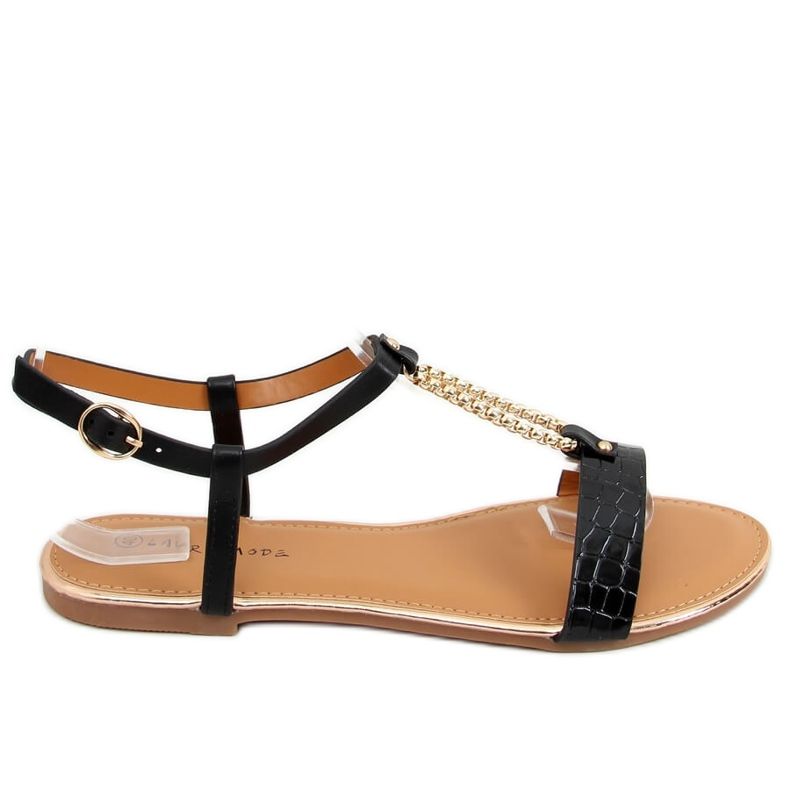 Mustat naisten sandaalit F-18 Black