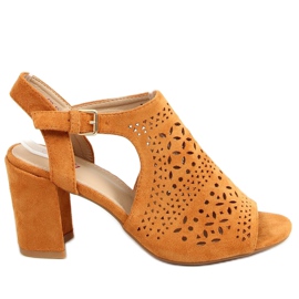 Sandaalit avoimet korkokengät camel 429-10 Camel ruskea