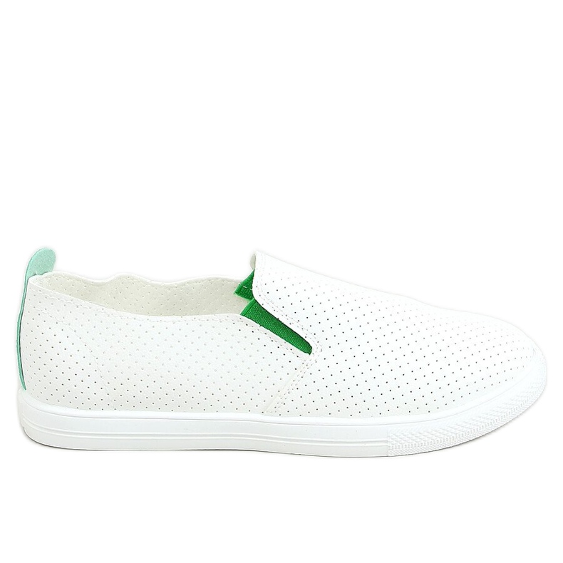 Tennarit, slip-on valkoinen LA45 Green vihreä