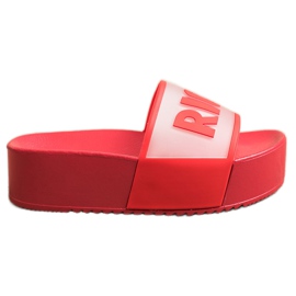 Small Swan Rich Platform -tossut punainen Small Swan Rich Platform -tossut punainen