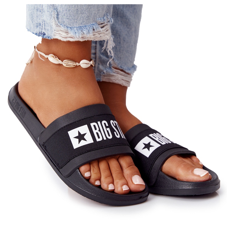 Naisten tossut Big Star HH274A013 Musta