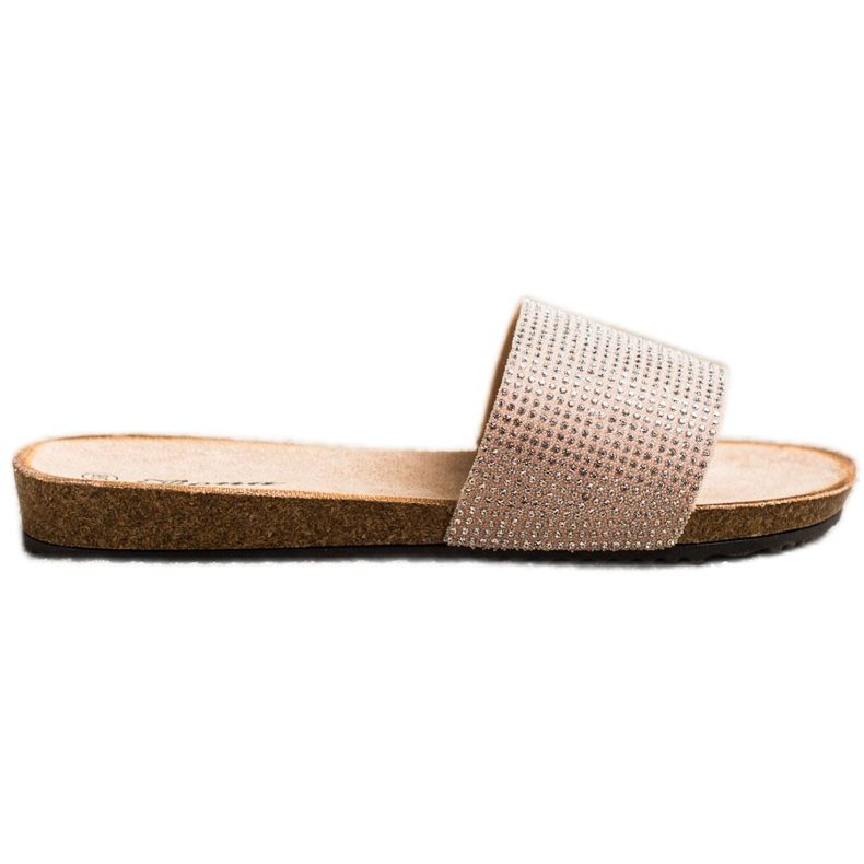 Bona Tyylikkäät tossut, joissa on kuutiometriä vaaleanpunainen