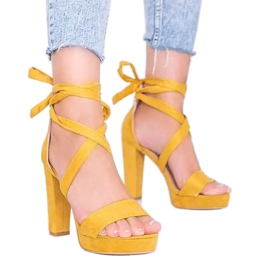 Ginnyn sinappi-nauhat keltainen