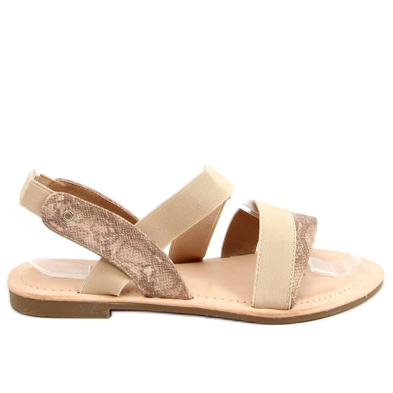 Naisten beige sandaalit S060115 Khaki
