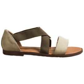 Mukavat Slip-On-sandaalit, Sergio Leonen vihreä