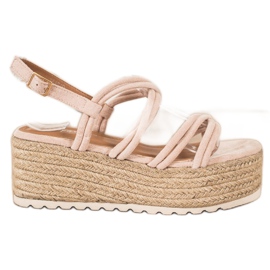 Seastar Espadrilles On Wedge Sandaalit beige