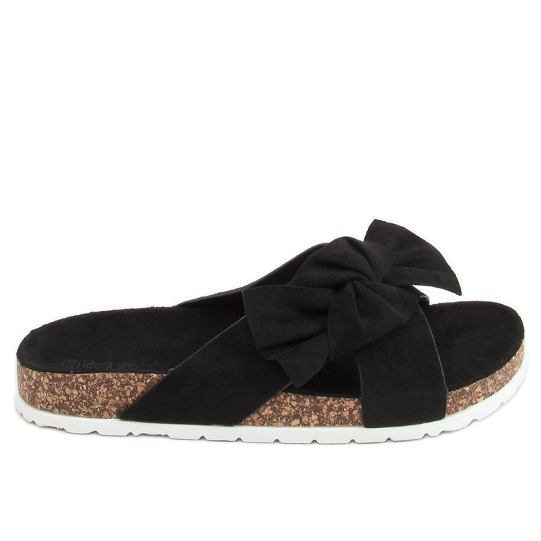 Musta korkkitossut 7853 Musta