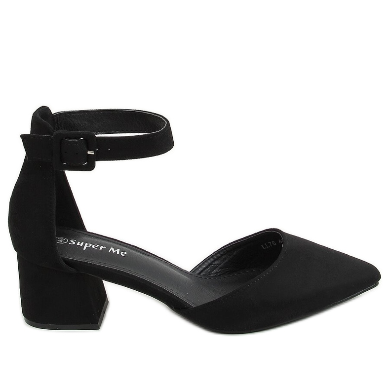 Avokkaat, leveät korot, musta LL76 Musta