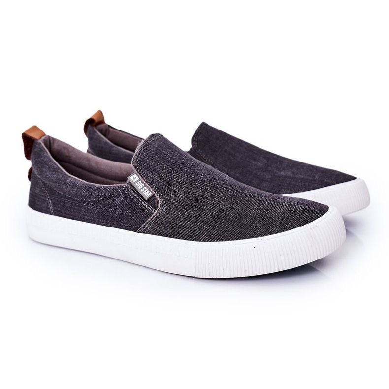 Miesten tennarit Slip-On Big Star DD174162 Harmaa