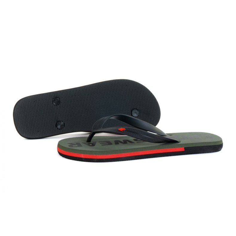 Tossut 4F M H4L21-KLM006 Khaki musta vihreä