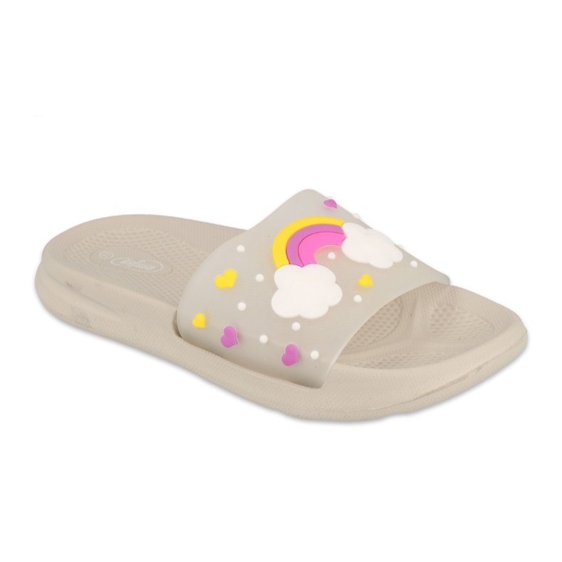 Befado lasten vaahtotossut - harmaa 152Y005 beige monivärinen