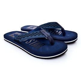 Miesten varvastossut Big Star HH174812 Navy blue tummansininen