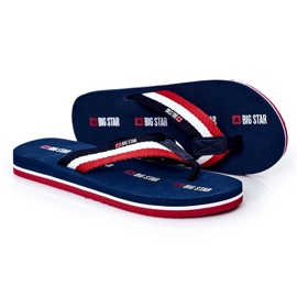 Miesten varvastossut Big Star HH174827 Navy blue tummansininen