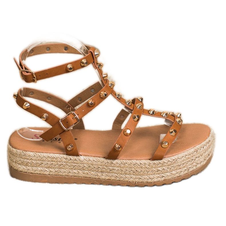 Seastar Sandaalit alustalla suihkulla ruskea