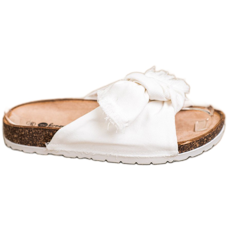 Forever Folie Mukavat tekstiilitossut valkoinen