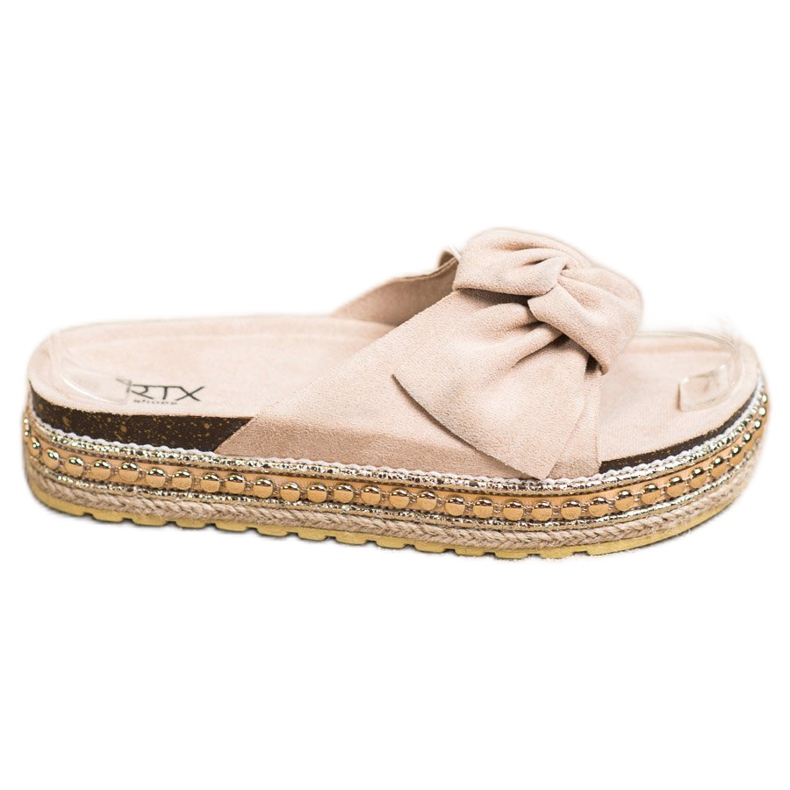 SHELOVET Espadrilles -tossut jousella beige