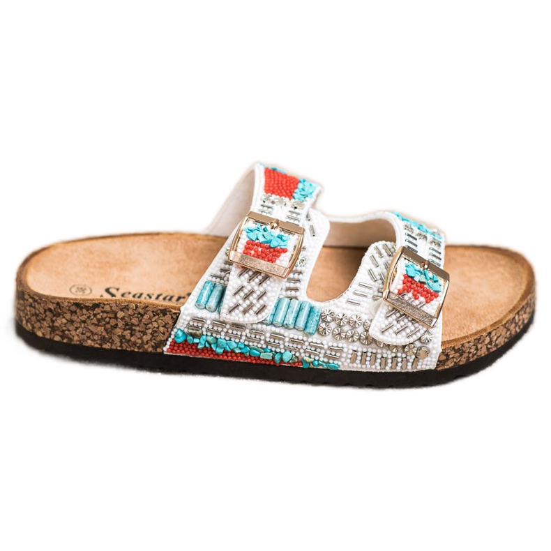 Seastar Muoti helmillä tossut monivärinen