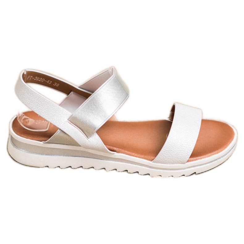 Best Shoes Muodikas Slip-On sandaalit hopea