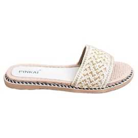 SHELOVET Rento punottu tossut valkoinen