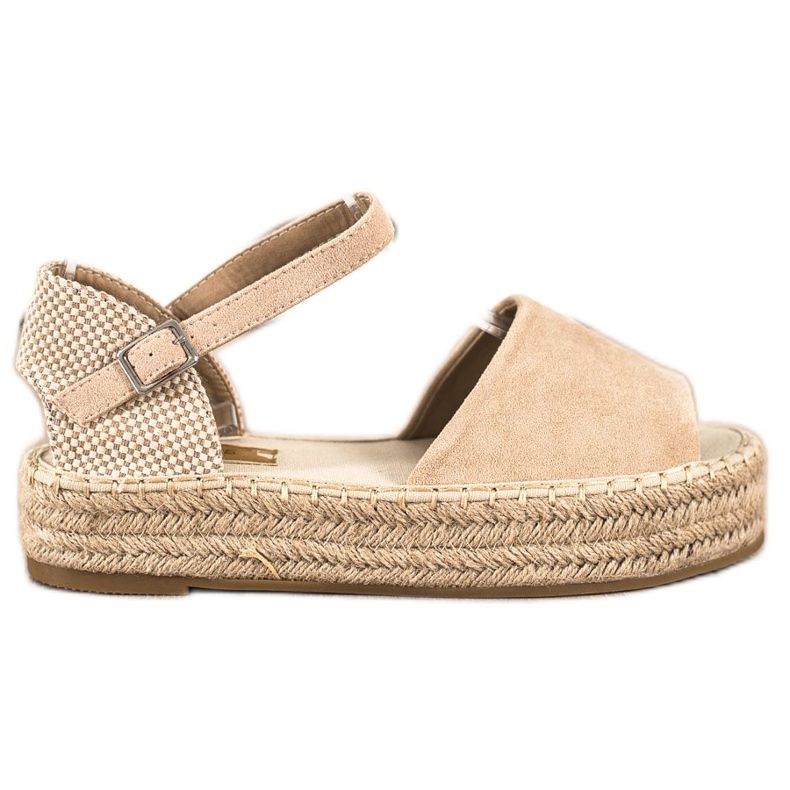 Bestelle Avaa varpaiden espadrillit beige