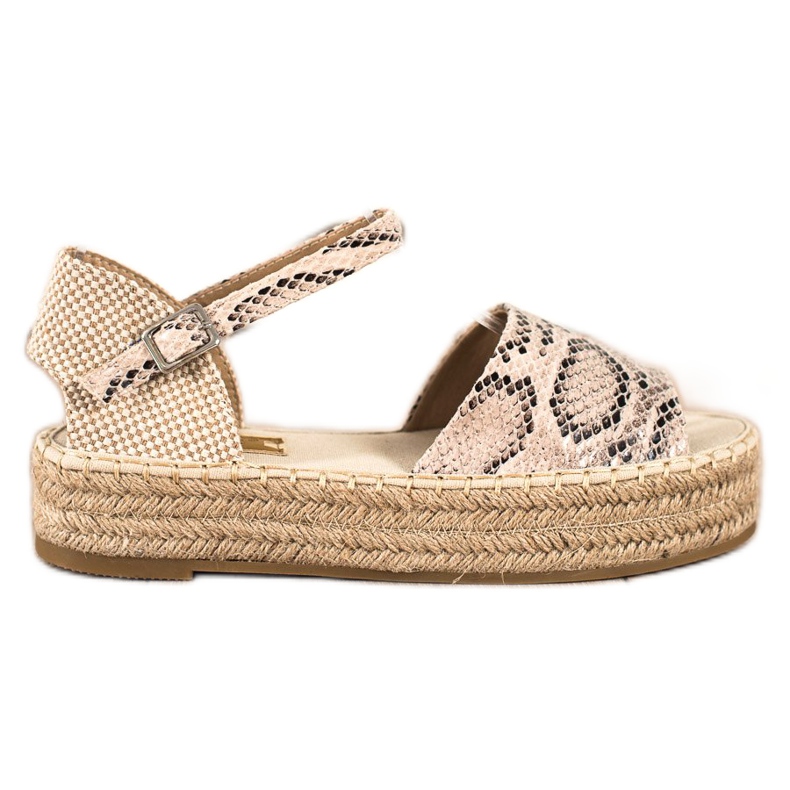 Bestelle Avaa varpaiden espadrillit beige