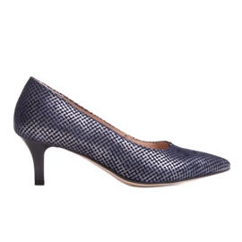 Marco Shoes Mukavat ja klassiset tummansiniset 1039P -korkokengät tummansininen
