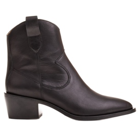 Marco Shoes Mustat cowboy -saappaat 1403B Marco
