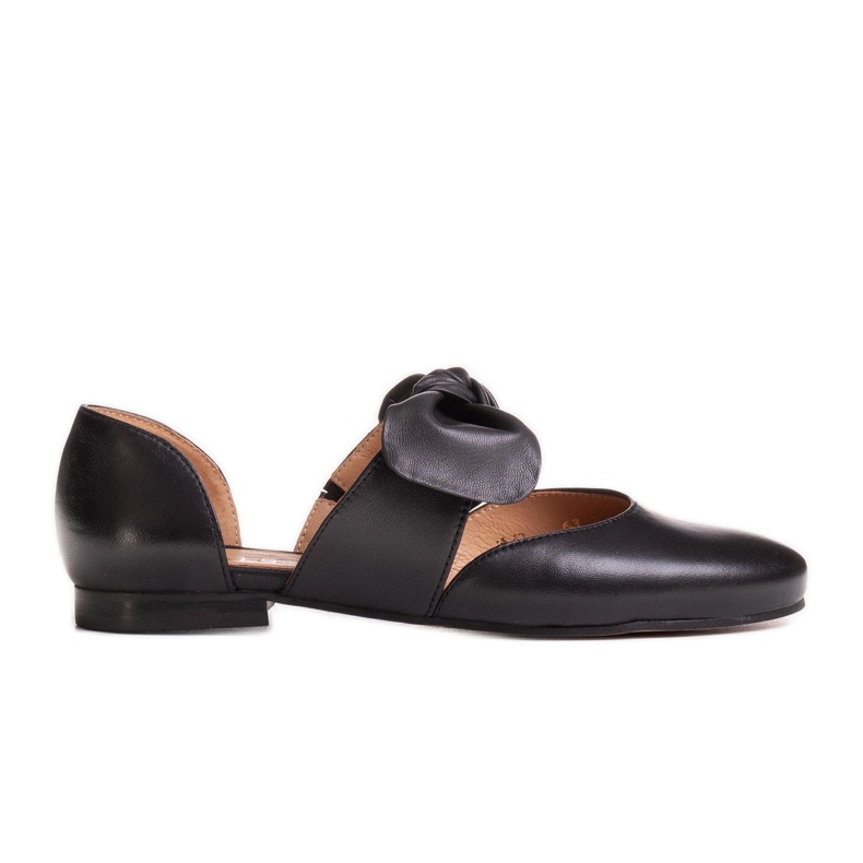 Marco Shoes Mustat ballerinat 1531P mustalla keulalla