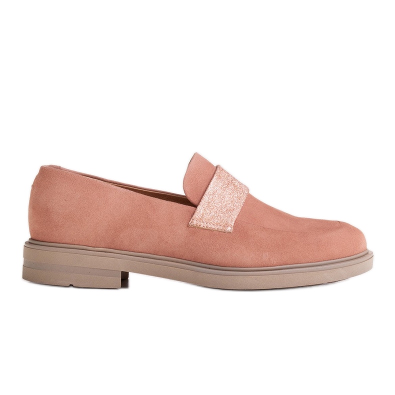 Marco Shoes Mukavat kengät 1813P jauhepinkki, jossa metallinen sisäosa vaaleanpunainen